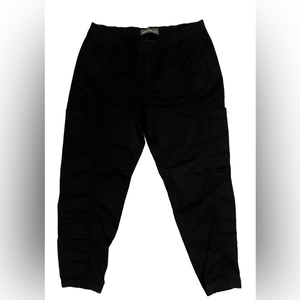 New Eddie Bauer Women’s Laid Back Twill Jogger In Black - Picture 3 of 7